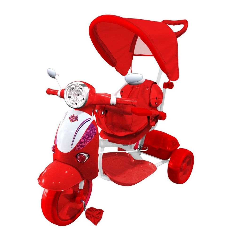 Triciclo Special Vespina con Manico e Parasole