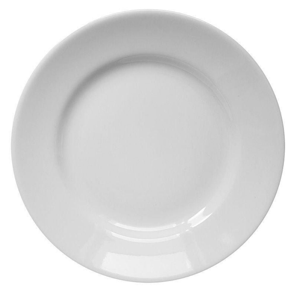 Piatto Bianco Tivoli Porcellana Saturnia Prima Scelta Made in Italy