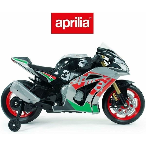 Aprilia RSV4 piccola elettrica per bambini a 12V