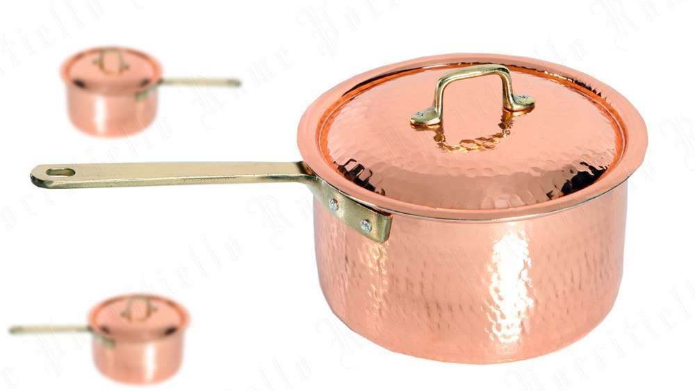 Casseruola 1 Manico Alta di Rame Professionale