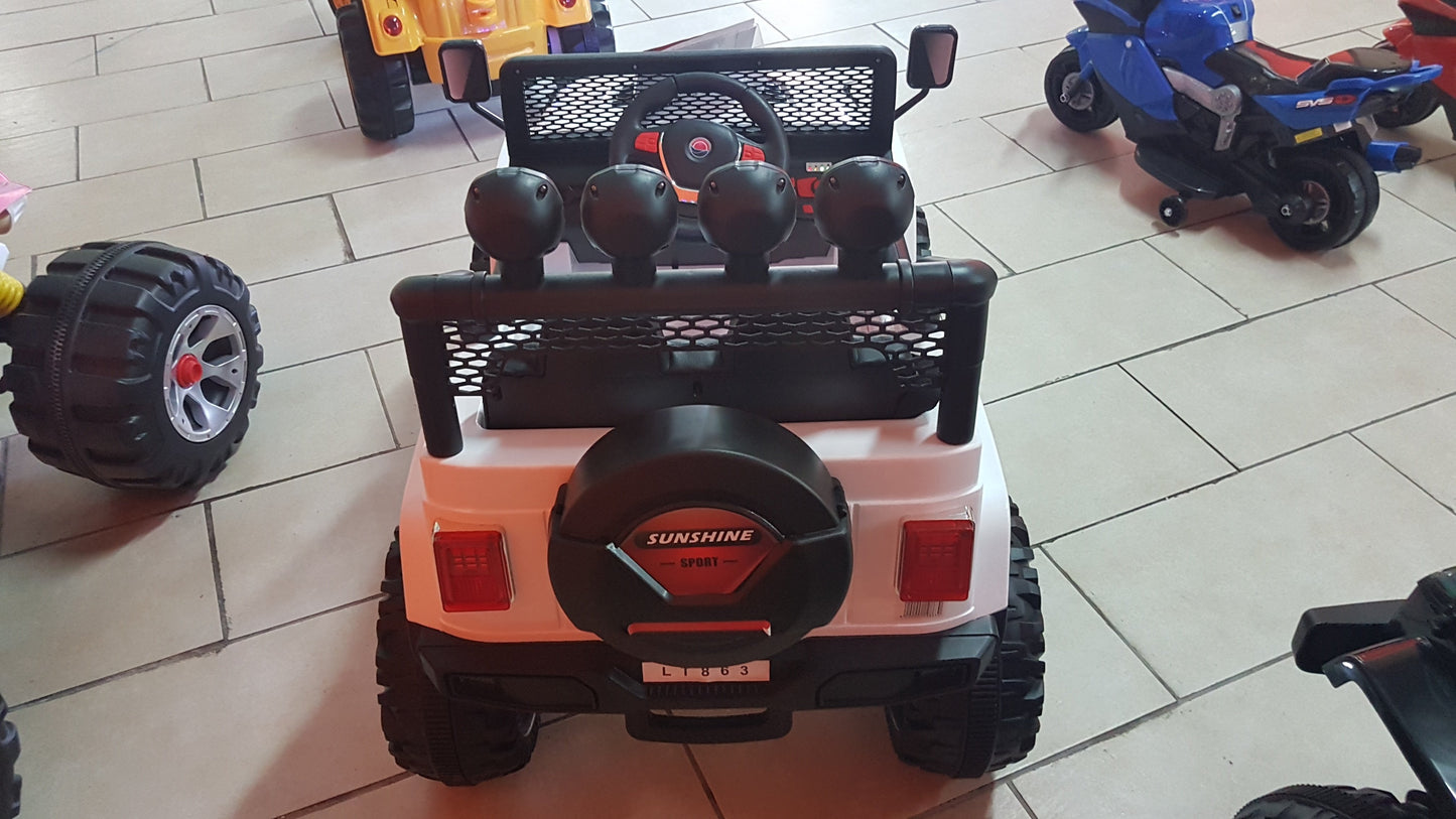 Macchina Elettrica per Bambini JEEP SUPERSPORT 12v