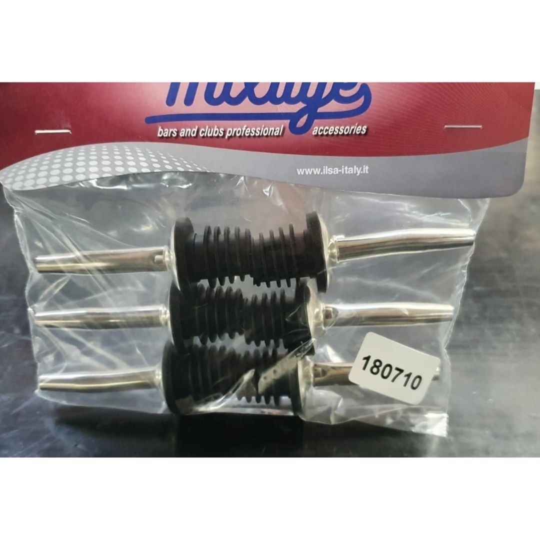 Ilsa Mixage Set 6 Pz Tappo Versatore Getto Continuo Inox