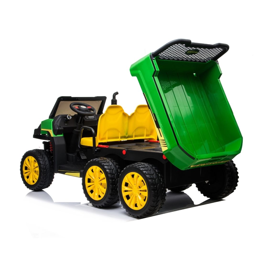 Maverik Trattore Elettrico per Bambini con Rimorchio 24v Full Optional