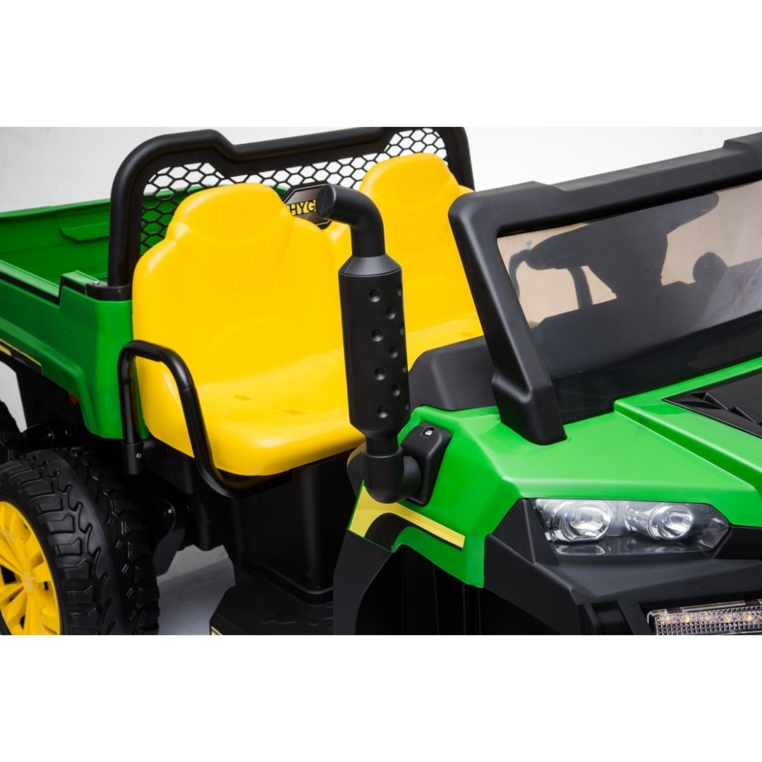 Maverik Trattore Elettrico per Bambini con Rimorchio 24v Full Optional