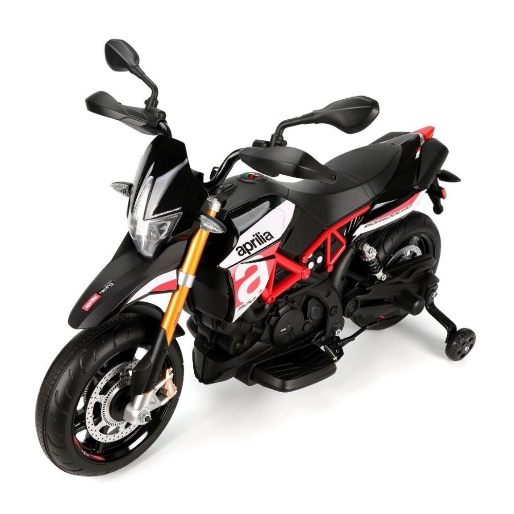 Motocross Aprilia Dorsoduro Motocicletta Elettrica per Bambini 12v Prodotto Ufficiale LIMITED EDITION