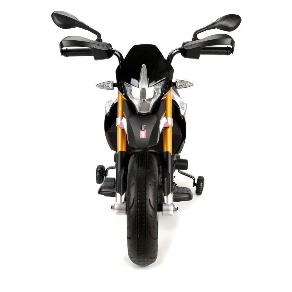 Motocross Aprilia Dorsoduro Motocicletta Elettrica per Bambini 12v Prodotto Ufficiale LIMITED EDITION