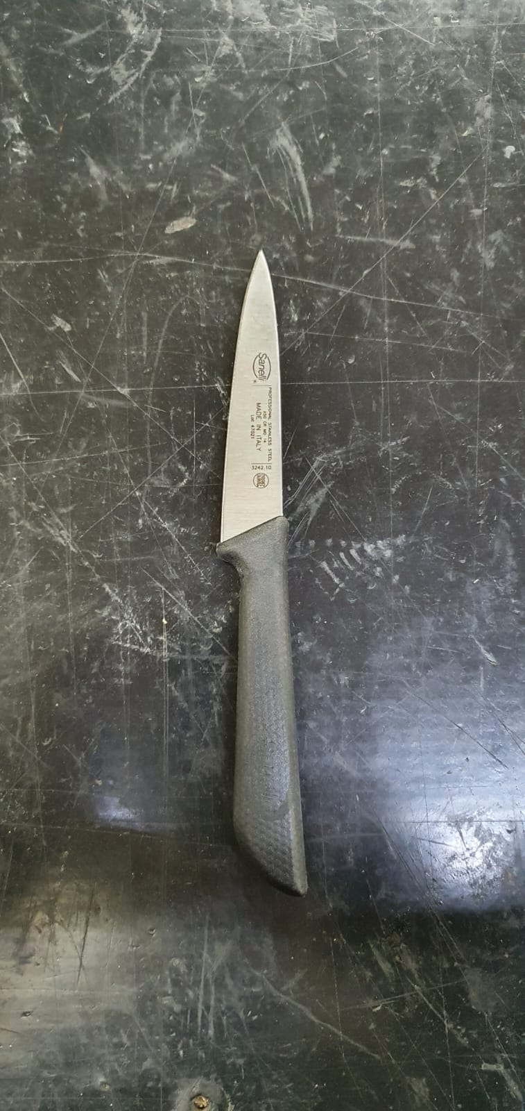 Ceppo Coltelli Obliquo 4 Pezzi Sanelli Skin, Made in Italy Taglienti