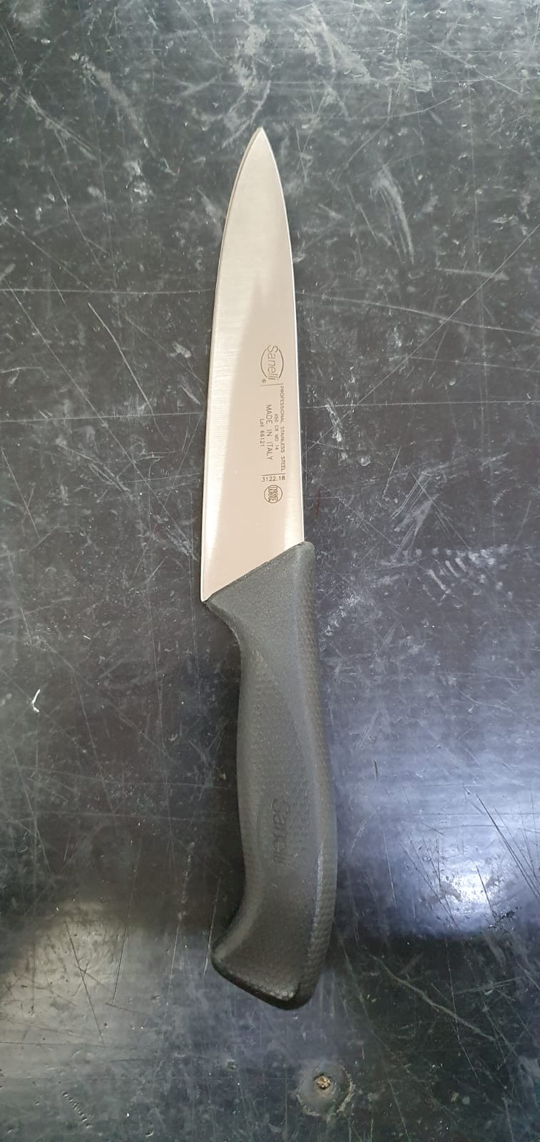Ceppo Coltelli Obliquo 4 Pezzi Sanelli Skin, Made in Italy Taglienti