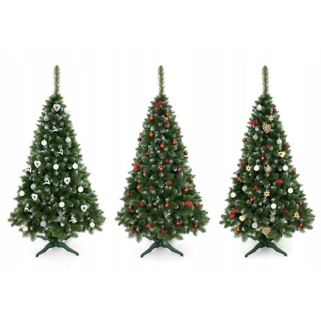 Albero di Natale Artificiale con Neve - 220 cm