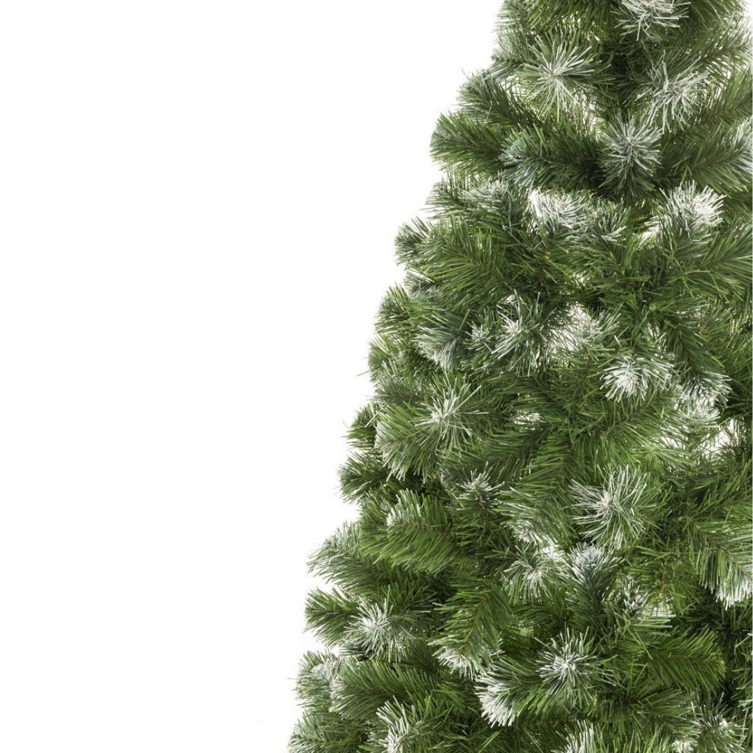 Albero di Natale Artificiale con Neve - 220 cm