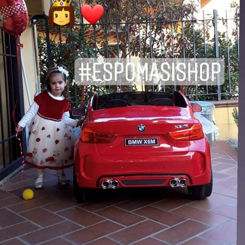 BMW X6M Macchina Elettrica per Bambini MAXI Extralarge Ufficiale Licenziata Vernice Laccata Lucida ANCHE NELLA VERSIONE FULL OPTIONAL