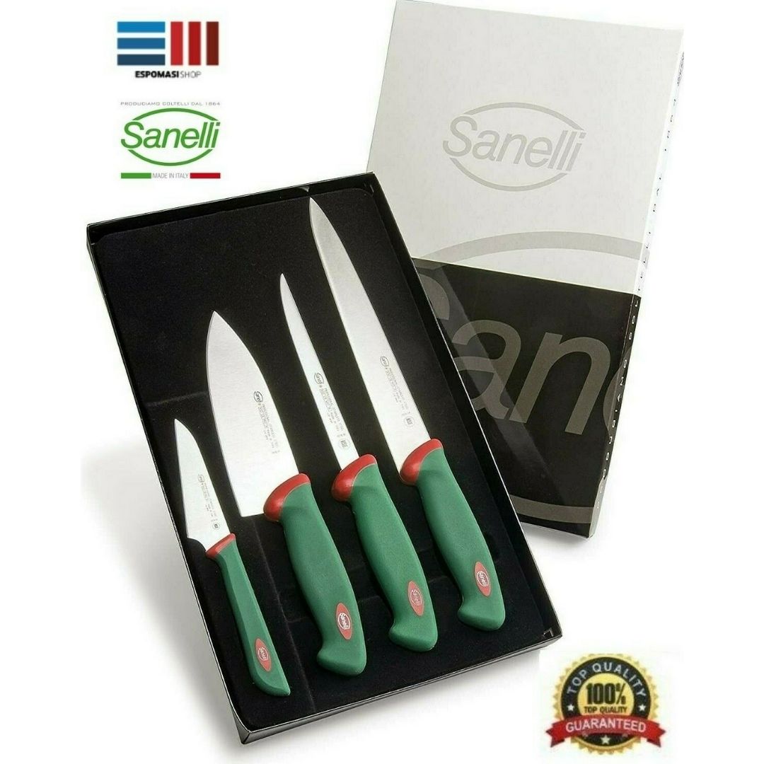 Sanelli Premana Professional Conf 4 Pezzi Coltelli Sushi e Sashimi Made in Italy