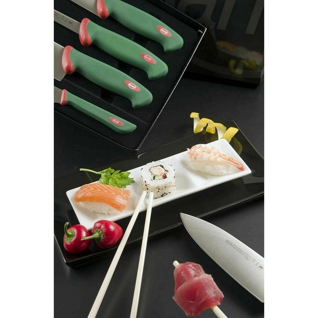 Sanelli Premana Professional Conf 4 Pezzi Coltelli Sushi e Sashimi Made in Italy