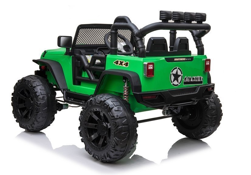 Jeep Unika Macchina Elettrica per Bambini 24v Full Optional Motori 200W Ruote in Gomma