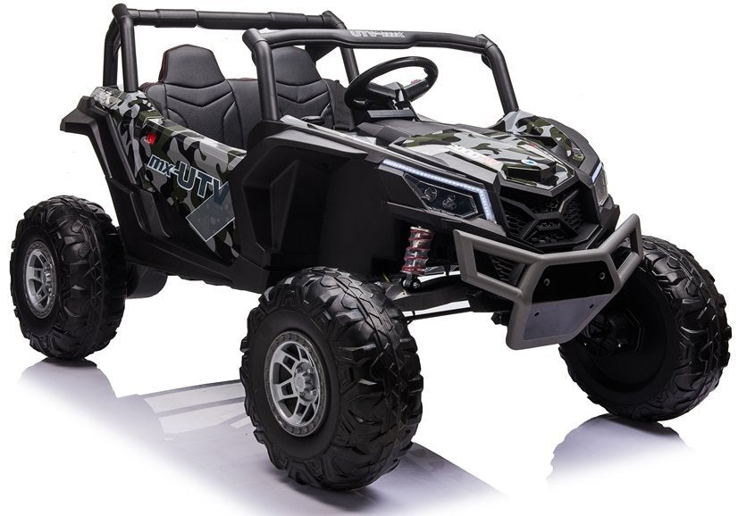 Thunder UTV Macchina Elettrica per Bambini 24v 4x4 Full Optional Motori Potenti 60W