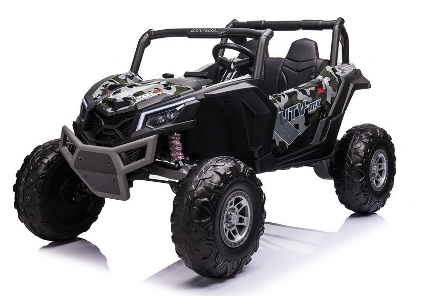 Thunder UTV Macchina Elettrica per Bambini 24v 4x4 Full Optional Motori Potenti 60W