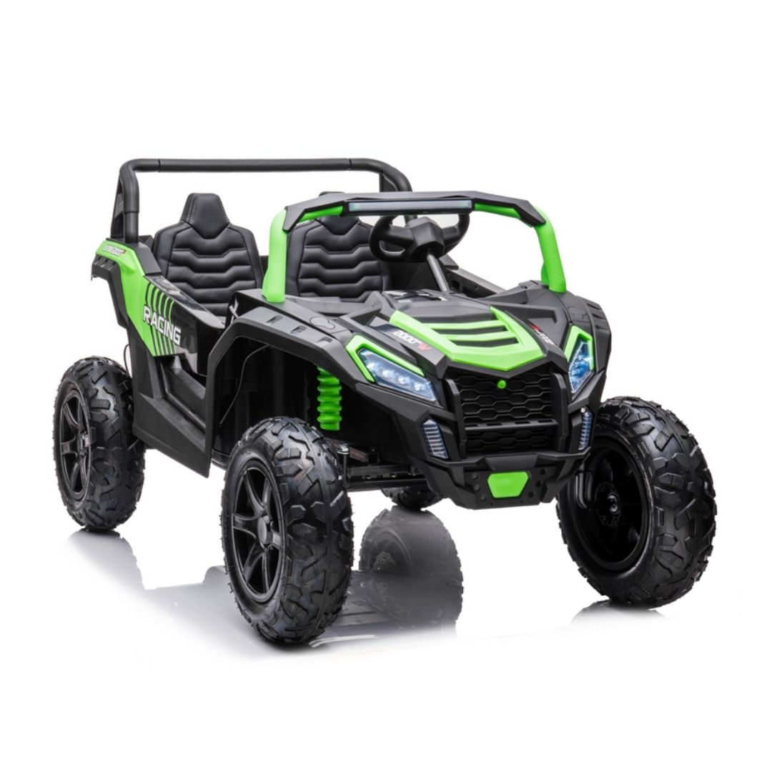 Fuoristrada Predator Macchina Elettrica per Bambini 24v (2 Motori 200W, Ruote Antiscivolo e Sedili in Pelle) Extralarge