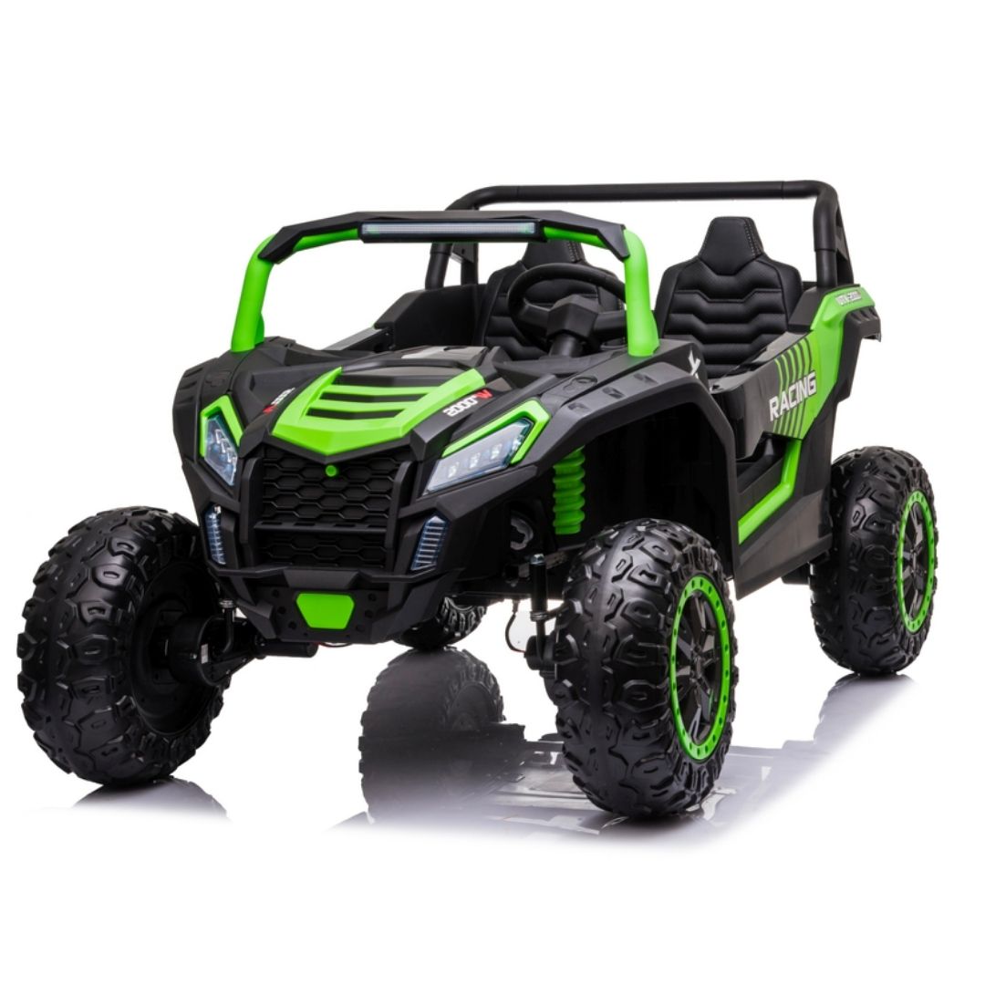 Fuoristrada Predator Macchina Elettrica per Bambini 24v (2 Motori 200W, Ruote Antiscivolo e Sedili in Pelle) Extralarge