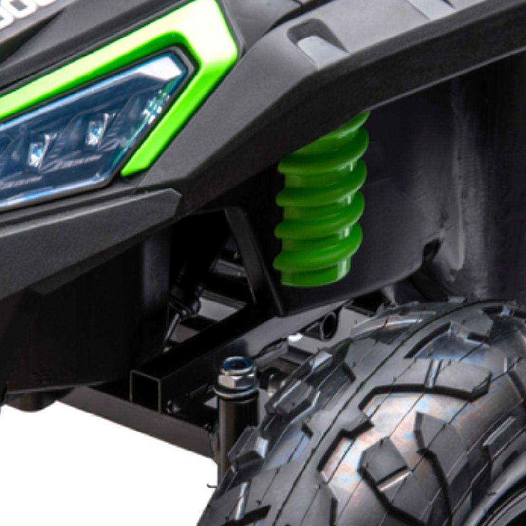 Fuoristrada Predator Macchina Elettrica per Bambini 24v (2 Motori 200W, Ruote Antiscivolo e Sedili in Pelle) Extralarge