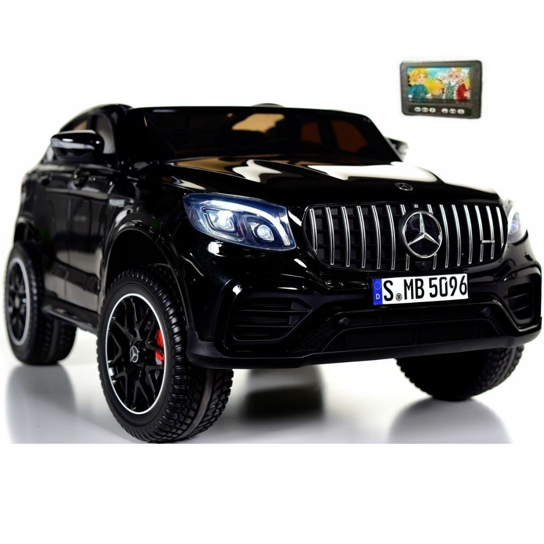 Coche Eléctrico para Niños Mercedes GLC 63S 2 PLAZAS 4X4 con Ruedas de Goma Extra Grandes Full Opcional