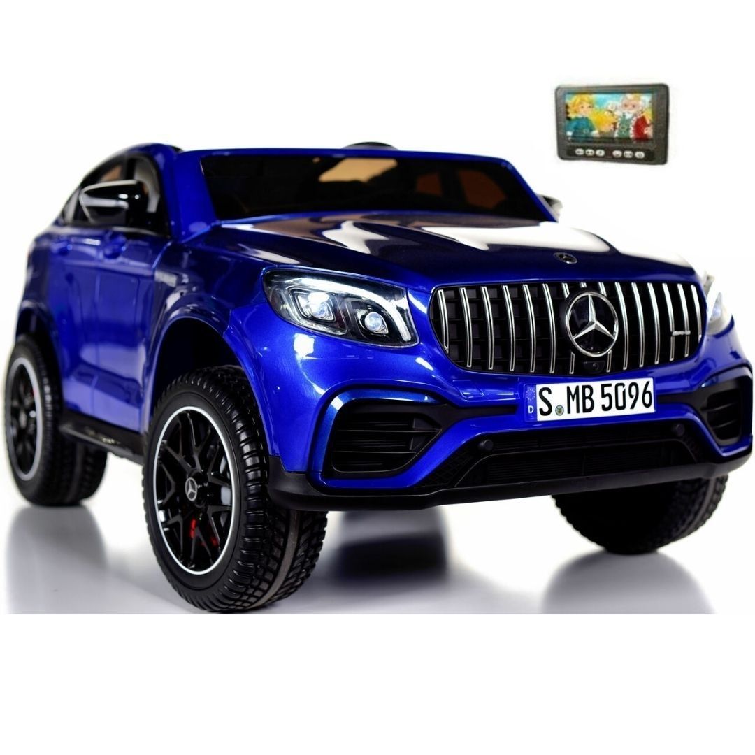 Coche Eléctrico para Niños Mercedes GLC 63S 2 PLAZAS 4X4 con Ruedas de Goma Extra Grandes Full Opcional