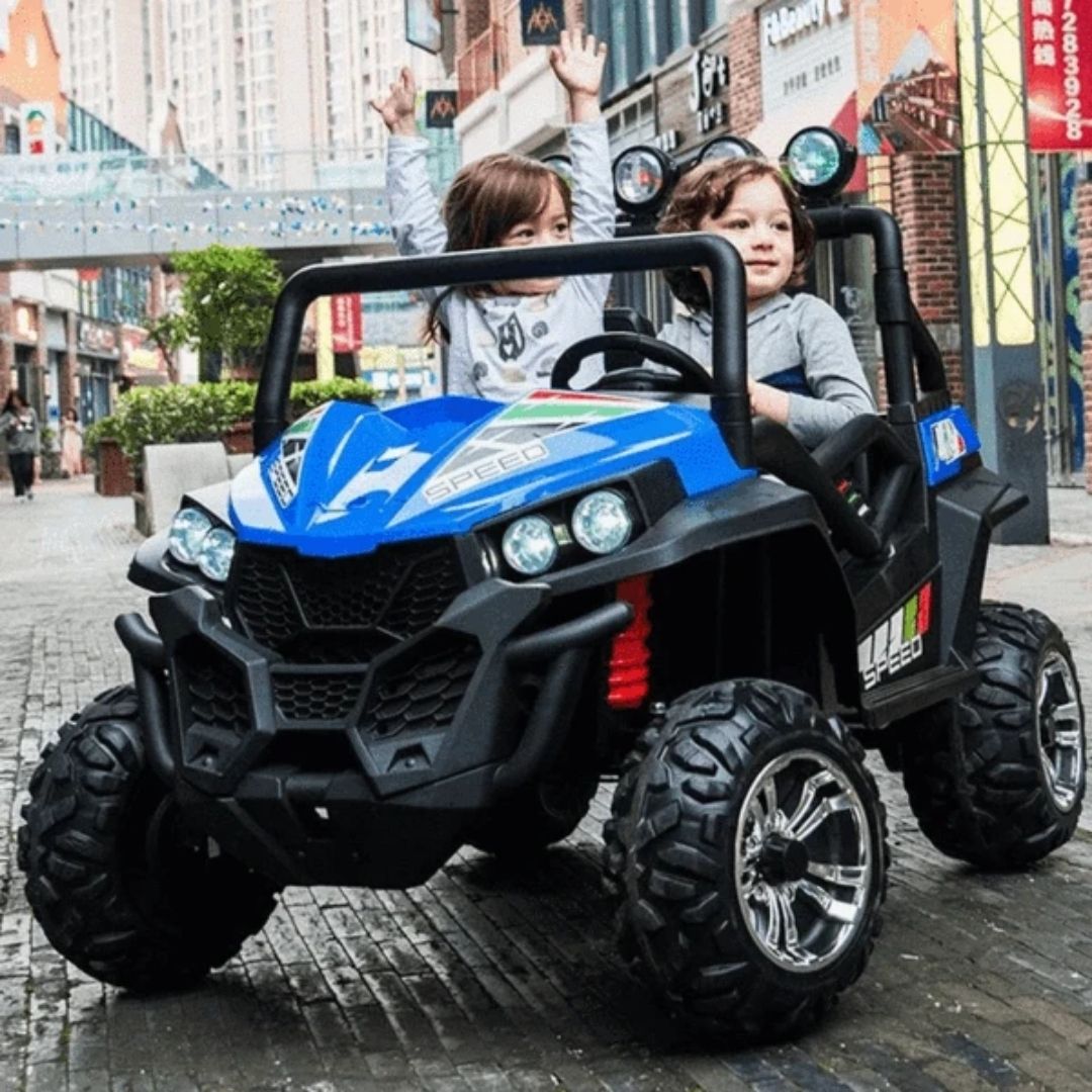 Jeep Super Speed Coche Eléctrico para Niños 24v 4x4 Edición Limitada Full Opcional Extragrande