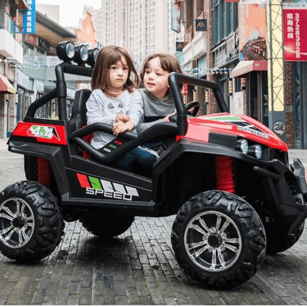 Jeep Super Speed Coche Eléctrico para Niños 24v 4x4 Edición Limitada Full Opcional Extragrande