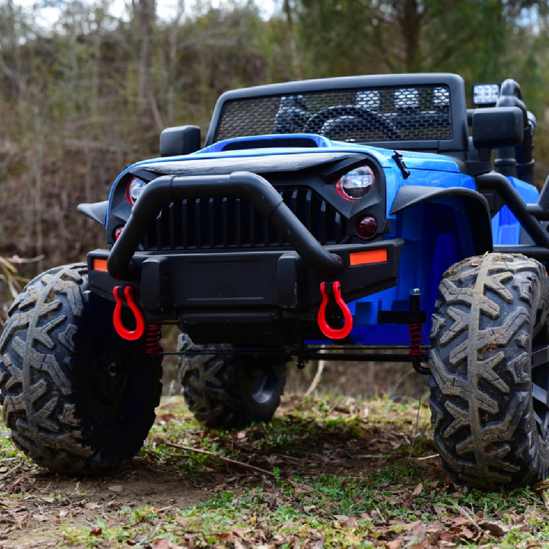 Jeep Unika Macchina Elettrica per Bambini 24v Full Optional Motori 200W Ruote in Gomma