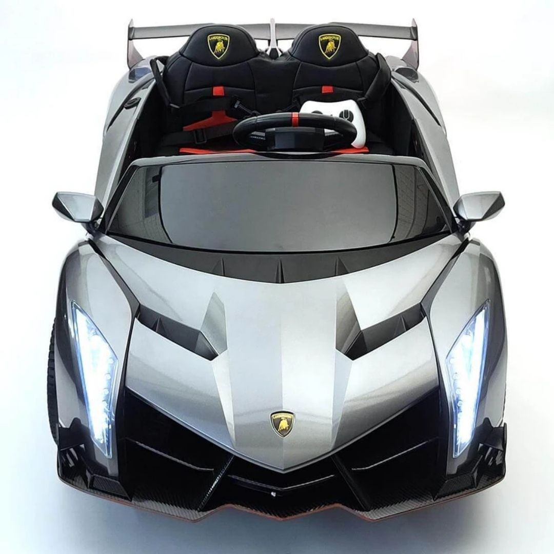 Lamborghini Veneno Elettrica per Bambini – 12V, Sedile in Pelle Full Optional