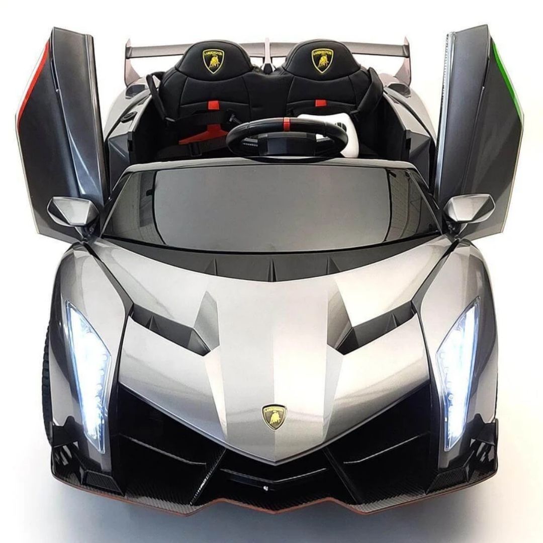 Lamborghini Veneno Elettrica per Bambini – 12V, Sedile in Pelle Full Optional