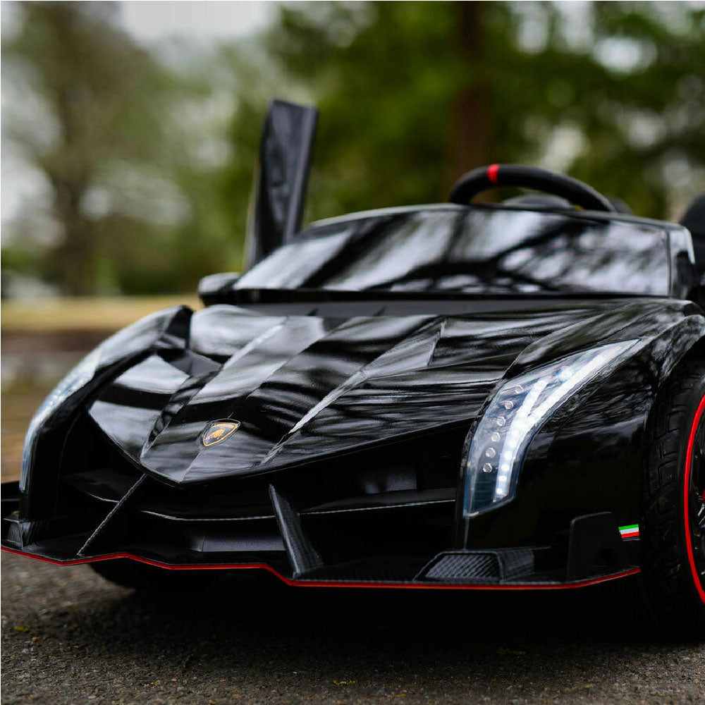 Lamborghini Veneno Elettrica per Bambini – 12V, Sedile in Pelle Full Optional
