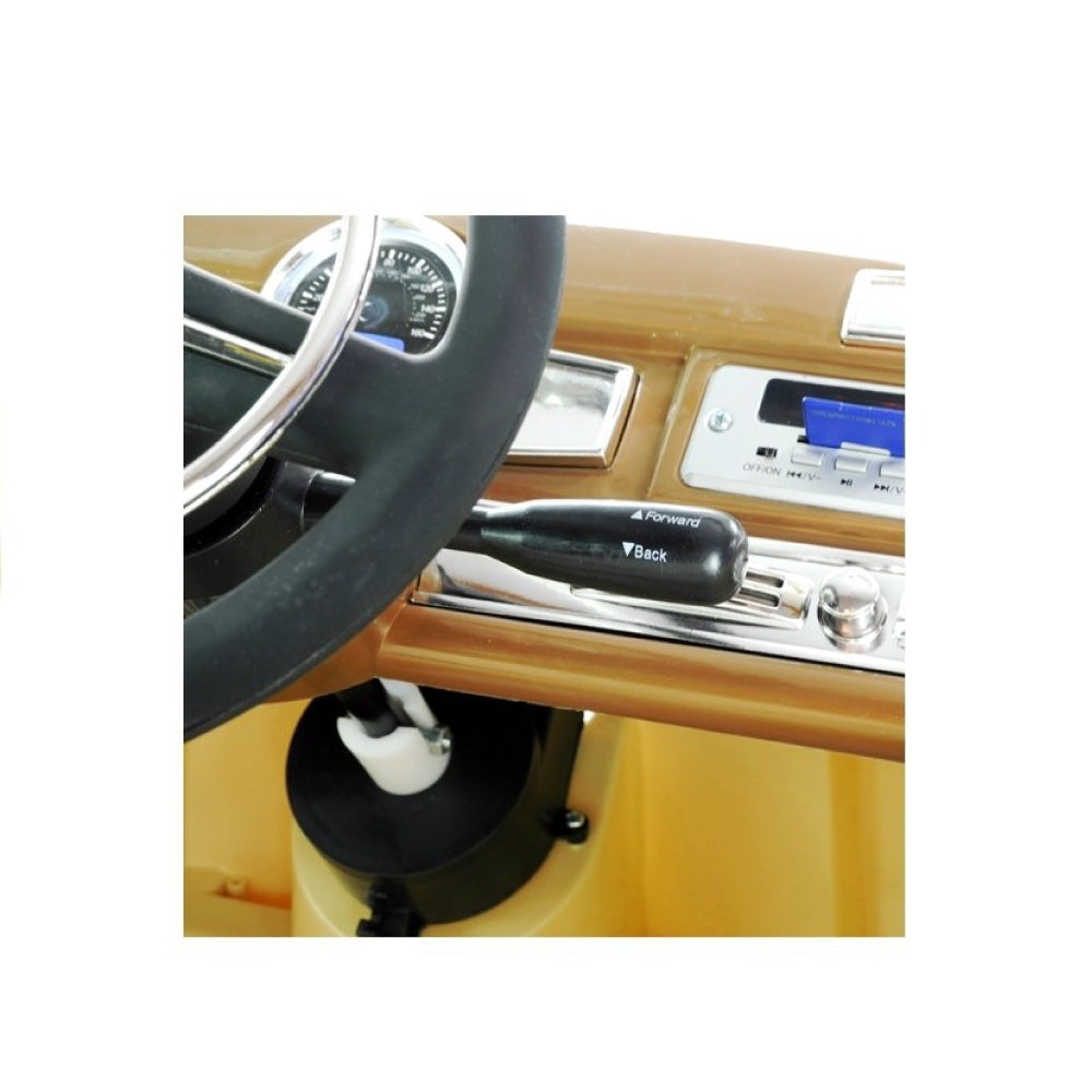 Mercedes 300S Macchina Elettrica per Bambini Epoca Black Full Optional