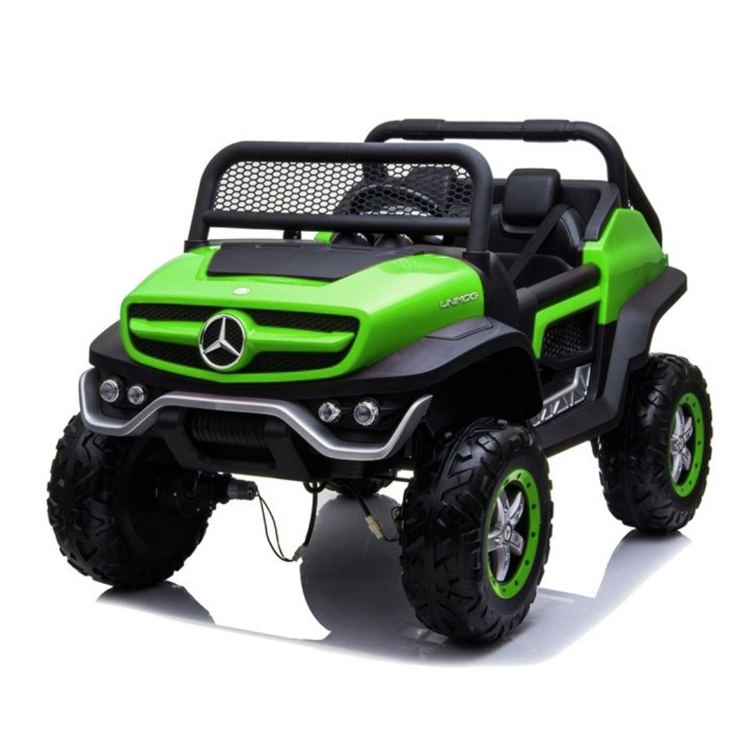 Mercedes Benz Unimog Maxi Size Electric Car for Children Extralarge 4x4 Full Optional Extralarge