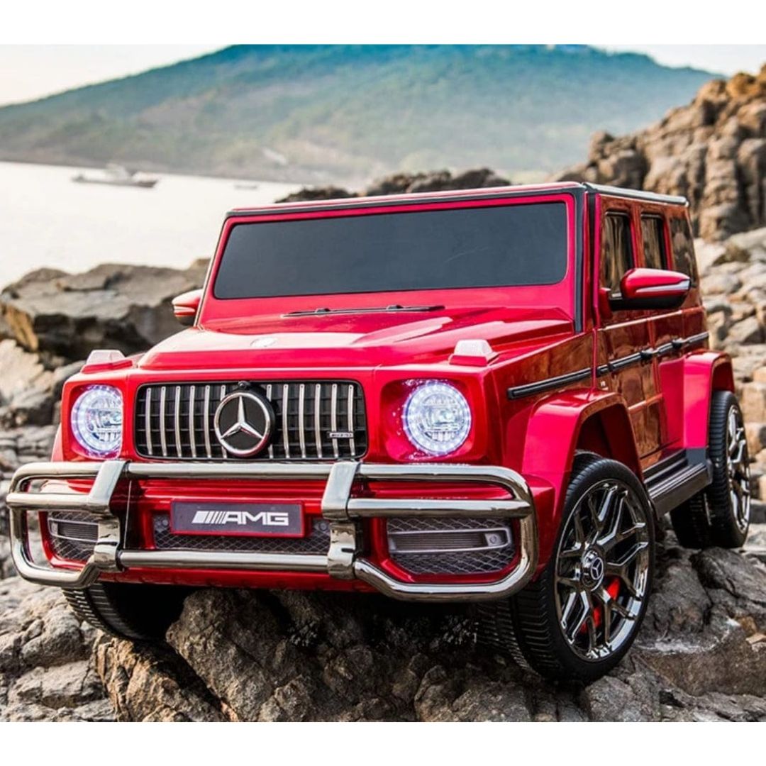 Mercedes Classe G63 Macchina Elettrica per Bambini 24v 2 Posti Extralarge 4X4 Full Optional