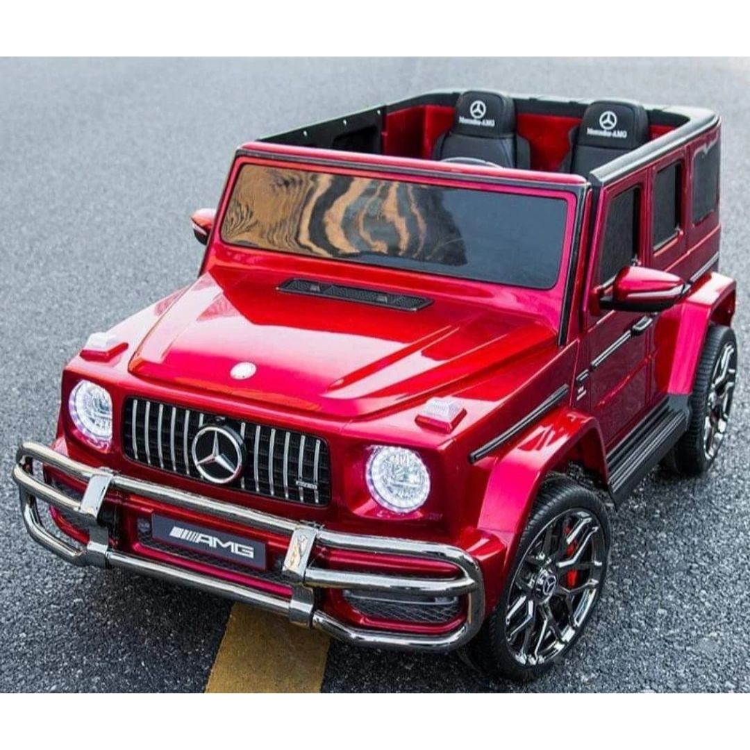 Mercedes Classe G63 Macchina Elettrica per Bambini 24v 2 Posti Extralarge 4X4 Full Optional