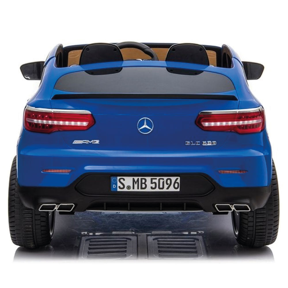 Coche Eléctrico para Niños Mercedes GLC 63S 2 PLAZAS 4X4 con Ruedas de Goma Extra Grandes Full Opcional