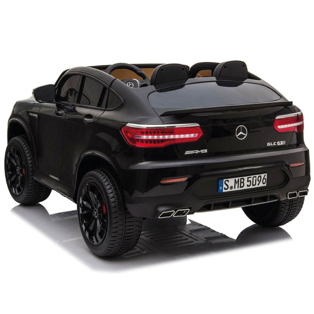 Coche Eléctrico para Niños Mercedes GLC 63S 2 PLAZAS 4X4 con Ruedas de Goma Extra Grandes Full Opcional