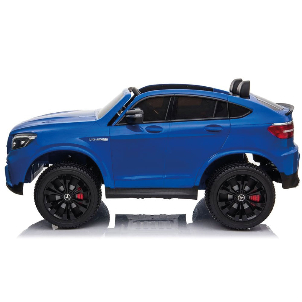 Coche Eléctrico para Niños Mercedes GLC 63S 2 PLAZAS 4X4 con Ruedas de Goma Extra Grandes Full Opcional