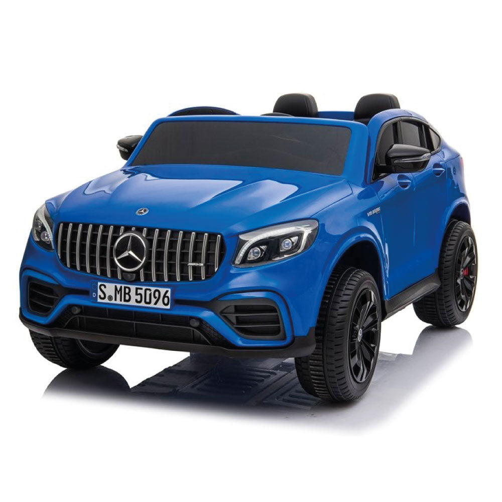 Coche Eléctrico para Niños Mercedes GLC 63S 2 PLAZAS 4X4 con Ruedas de Goma Extra Grandes Full Opcional