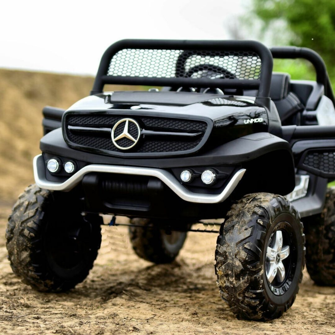 Mercedes Benz Unimog Maxi Size Electric Car for Children Extralarge 4x4 Full Optional Extralarge