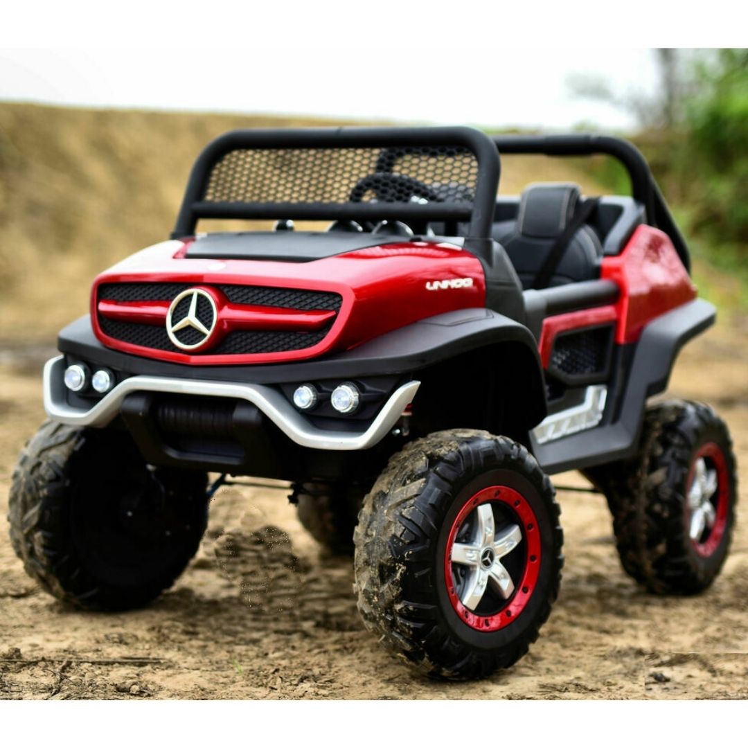 Mercedes Benz Unimog Maxi Size Electric Car for Children Extralarge 4x4 Full Optional Extralarge