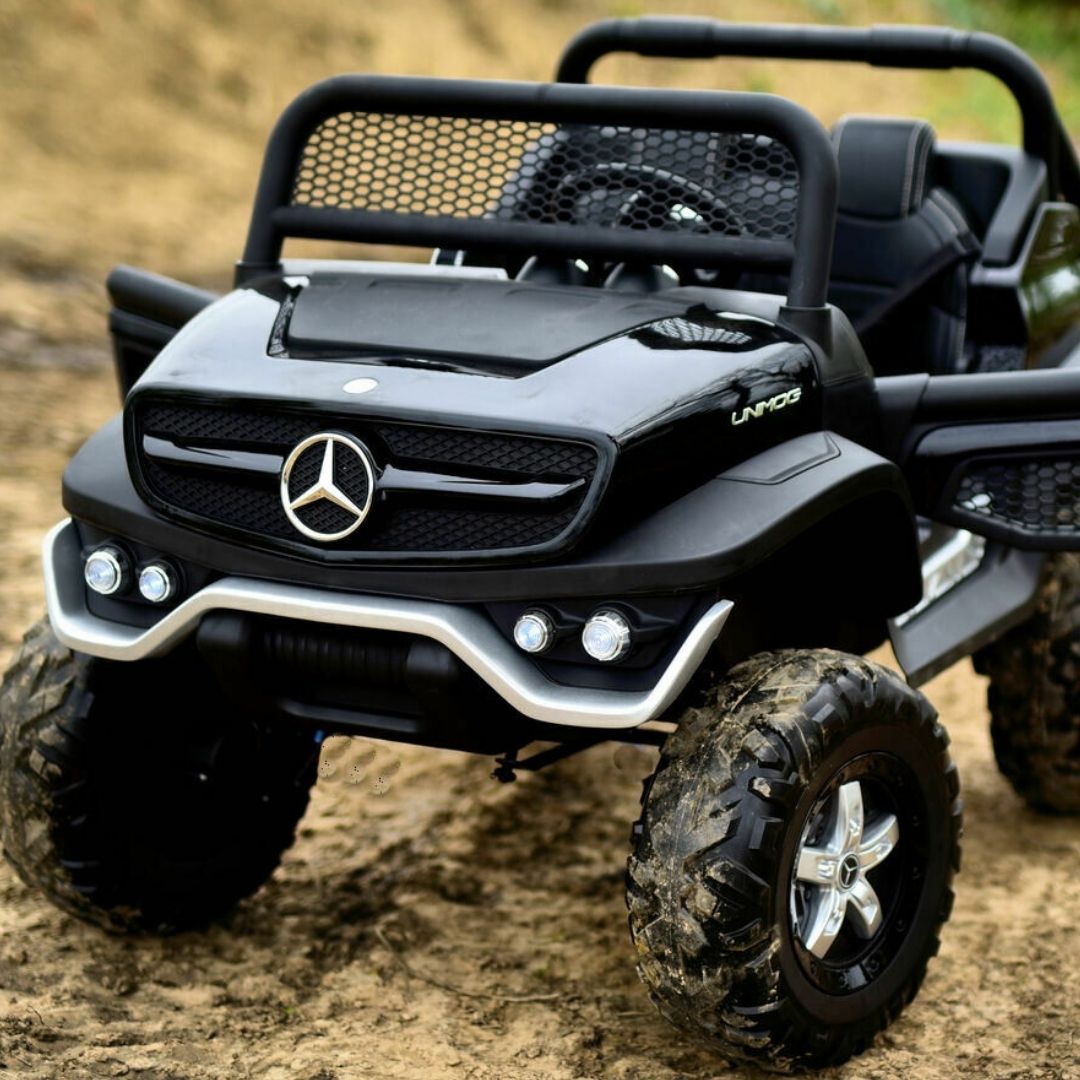 Mercedes Benz Unimog Maxi Size Electric Car for Children Extralarge 4x4 Full Optional Extralarge