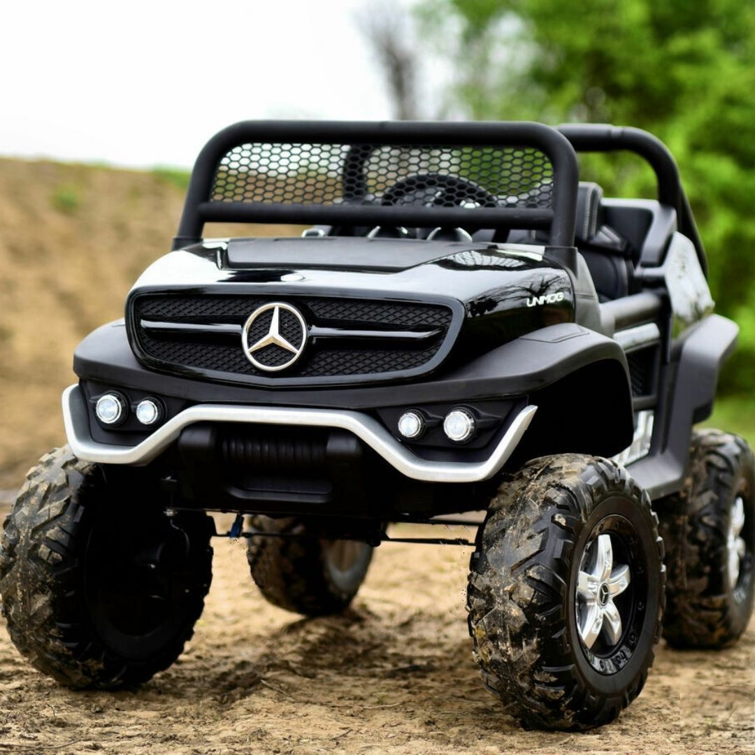 Mercedes Benz Unimog Maxi Size Electric Car for Children Extralarge 4x4 Full Optional Extralarge