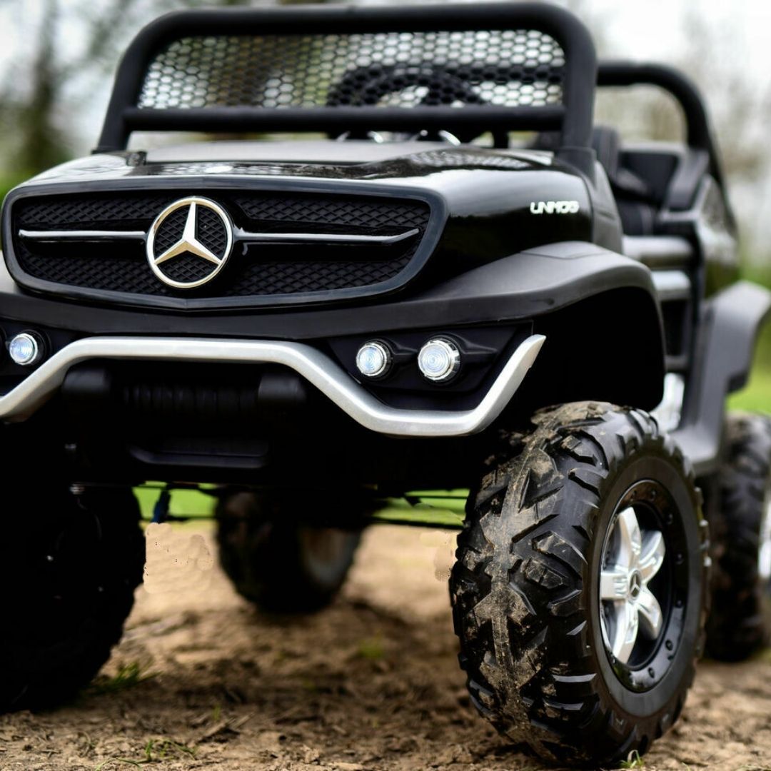 Mercedes Benz Unimog Maxi Size Electric Car for Children Extralarge 4x4 Full Optional Extralarge