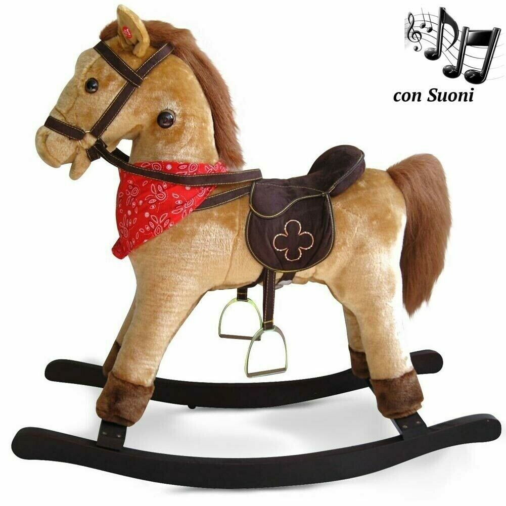 Caballo Balancín con Sonidos y Movimiento de Boca y Cola