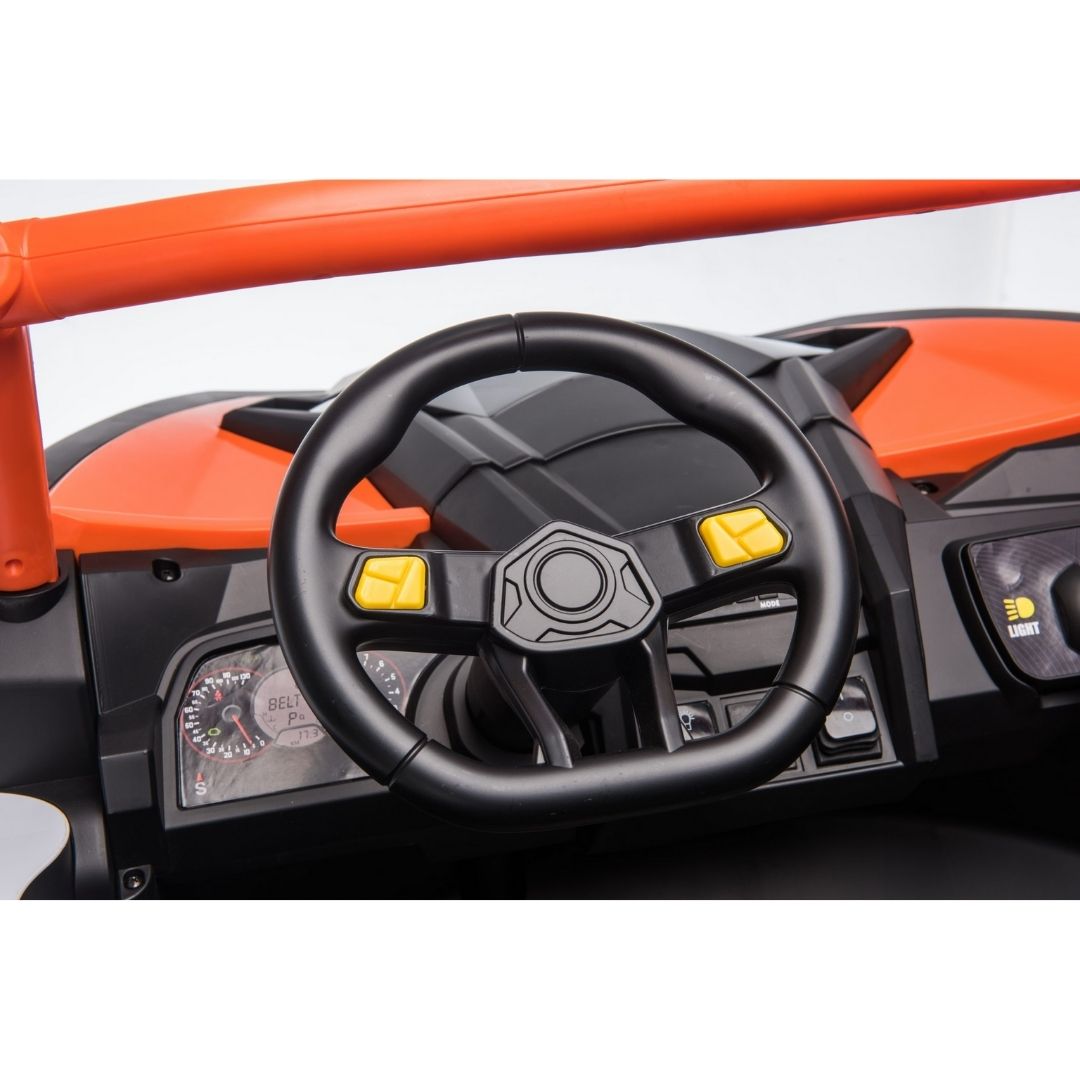 Thunder UTV Macchina Elettrica per Bambini 24v 4x4 Full Optional Motori Potenti 60W