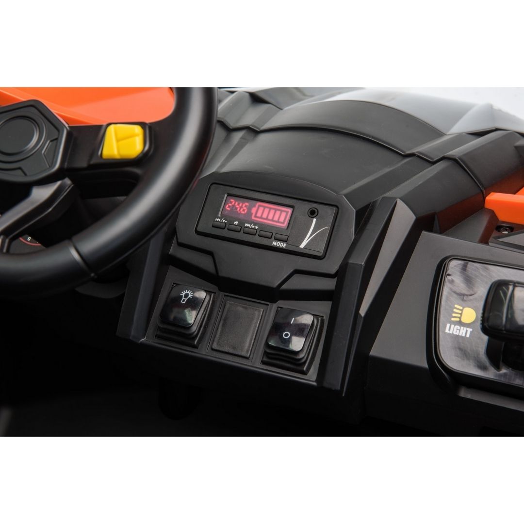 Thunder UTV Macchina Elettrica per Bambini 24v 4x4 Full Optional Motori Potenti 60W