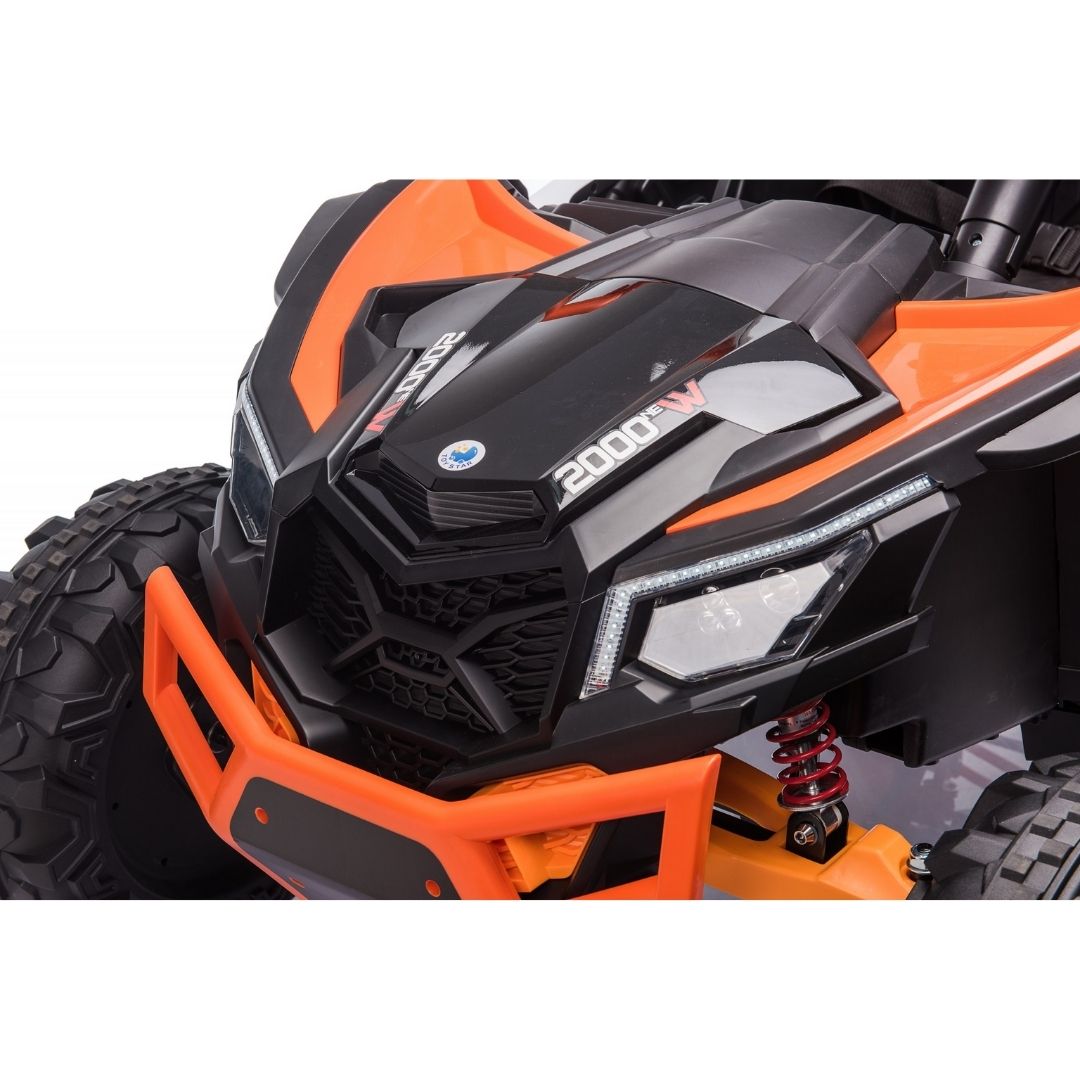 Thunder UTV Macchina Elettrica per Bambini 24v 4x4 Full Optional Motori Potenti 60W