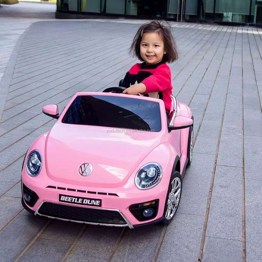 Volkswagen Maggiolino New Beetle Small Macchina Elettrica per Bambini 12v Licenza Ufficiale