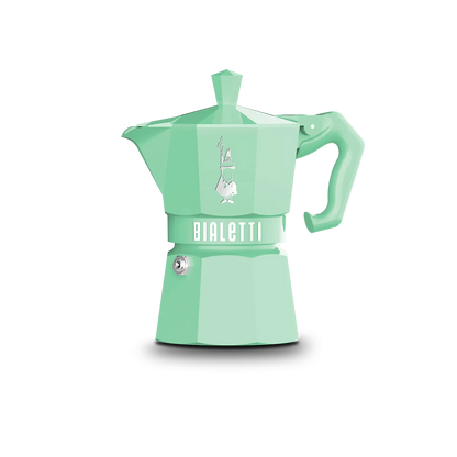 Moka Exclusive Bialetti  - Linea Exclusive, Disponibile in Più Colori, Made in Italy, Design Vintage con Finitura Lucida